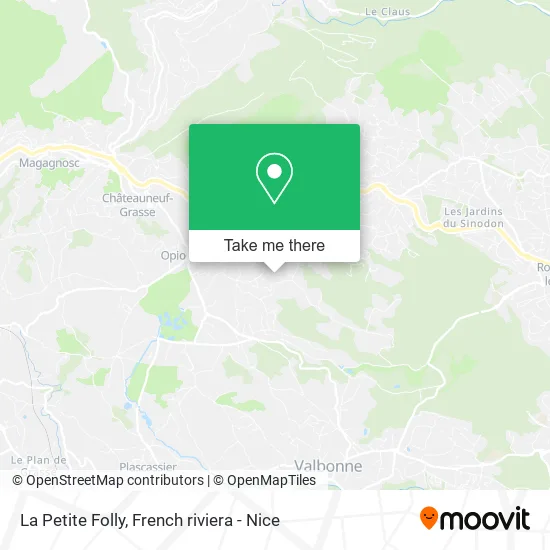La Petite Folly map