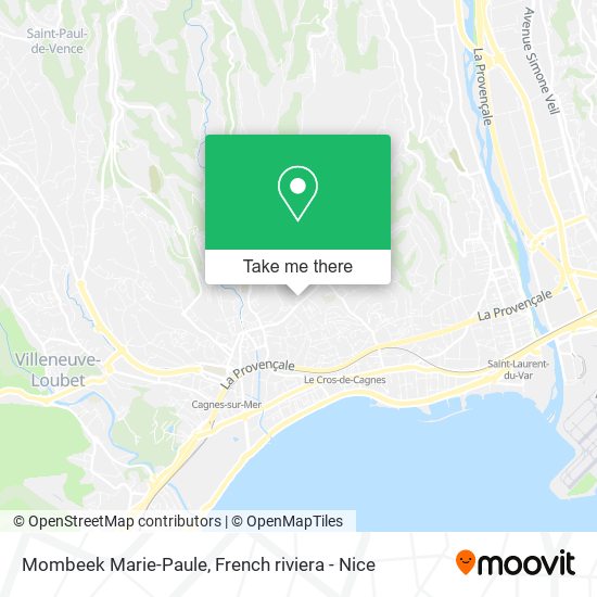 Mapa Mombeek Marie-Paule