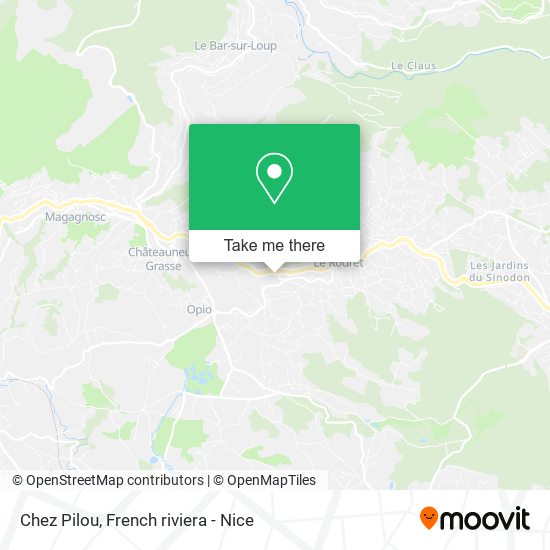 Chez Pilou map