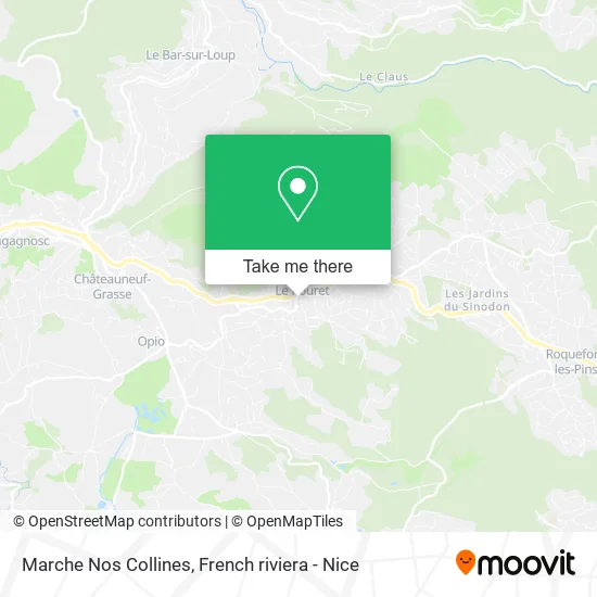 Marche Nos Collines map