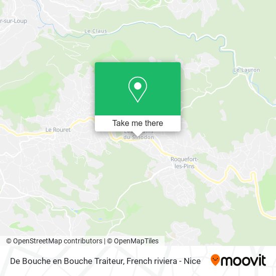 De Bouche en Bouche Traiteur map