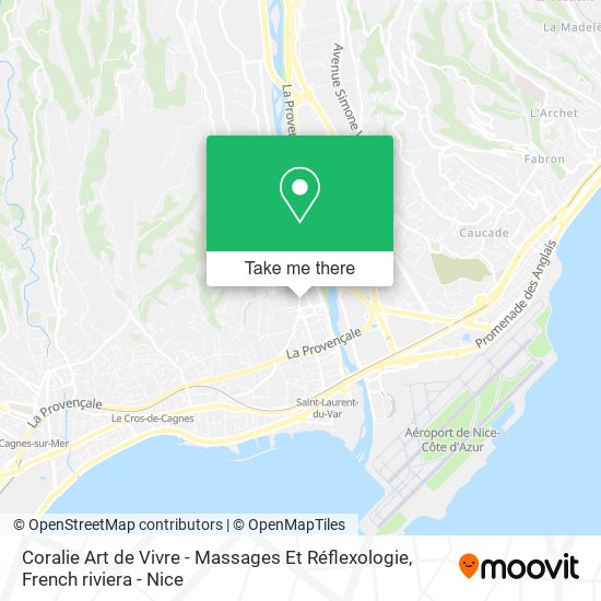Coralie Art de Vivre - Massages Et Réflexologie map