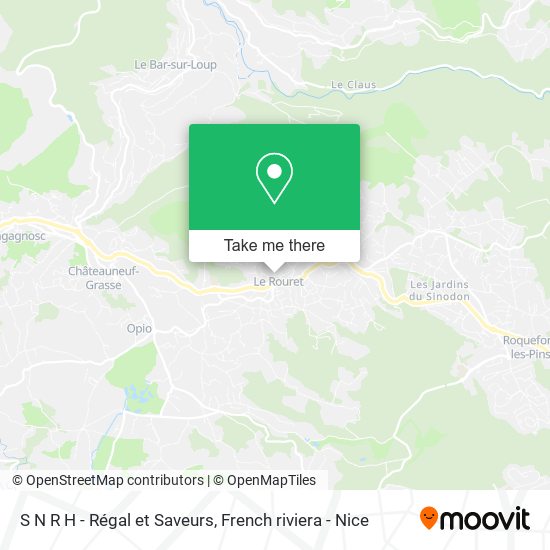 S N R H - Régal et Saveurs map