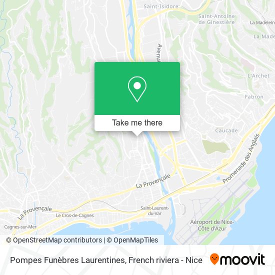 Pompes Funèbres Laurentines map