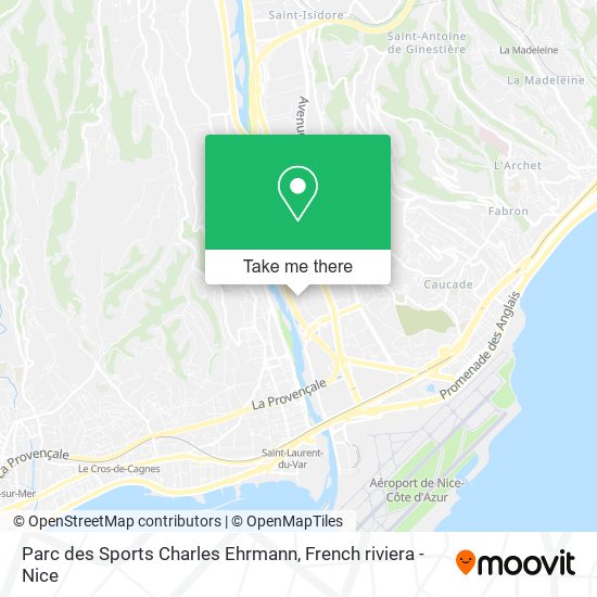 Parc des Sports Charles Ehrmann map