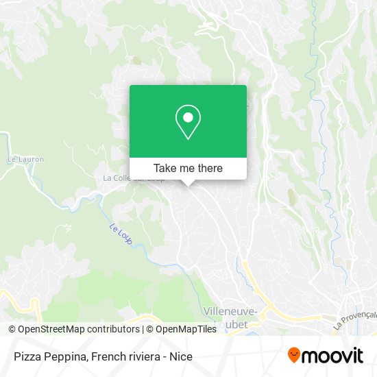 Pizza Peppina map