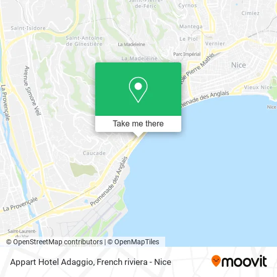 Appart Hotel Adaggio map