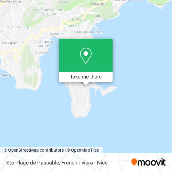 Sté Plage de Passable map
