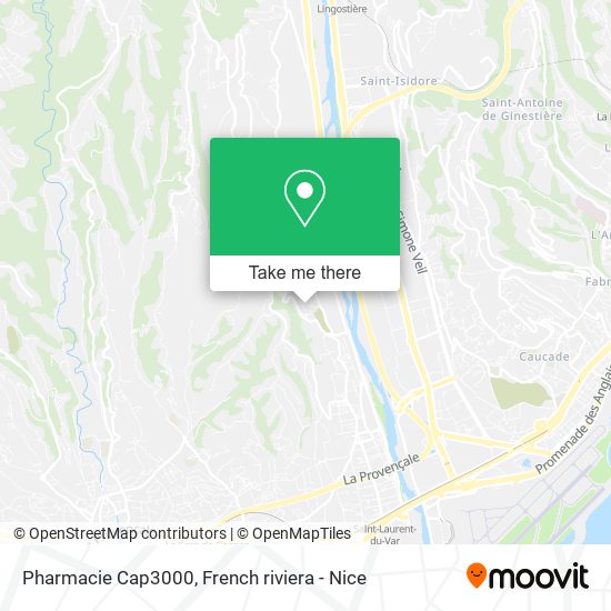 Pharmacie Cap3000 map