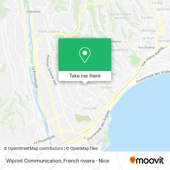 Wiprint Communication map