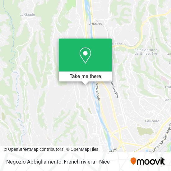 Negozio Abbigliamento map