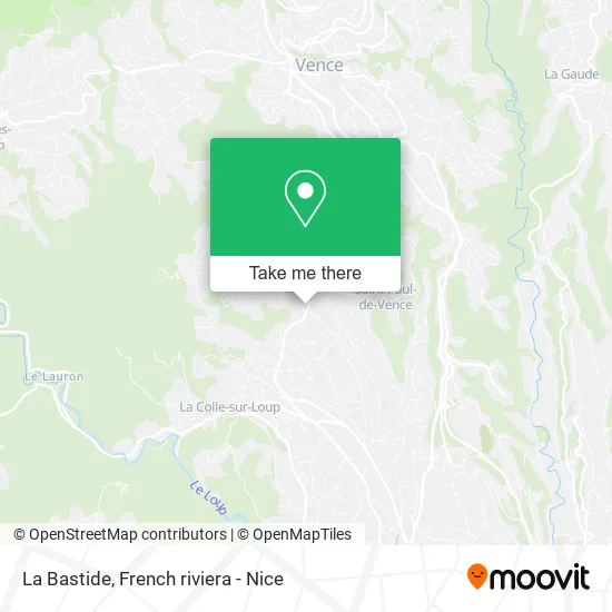 La Bastide map