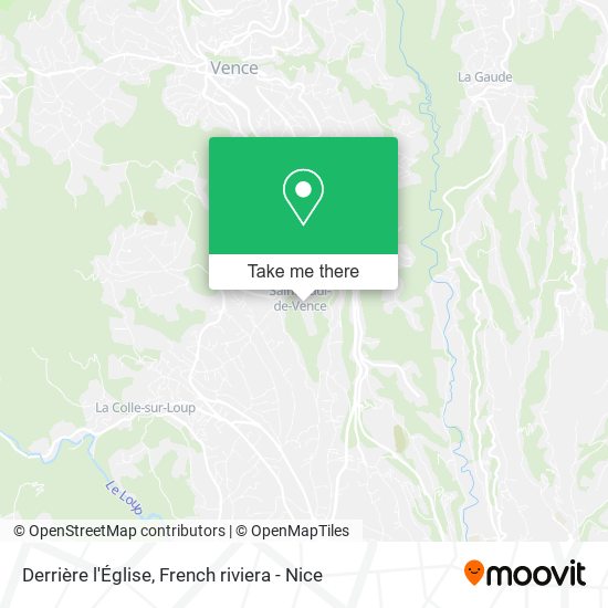 Derrière l'Église map