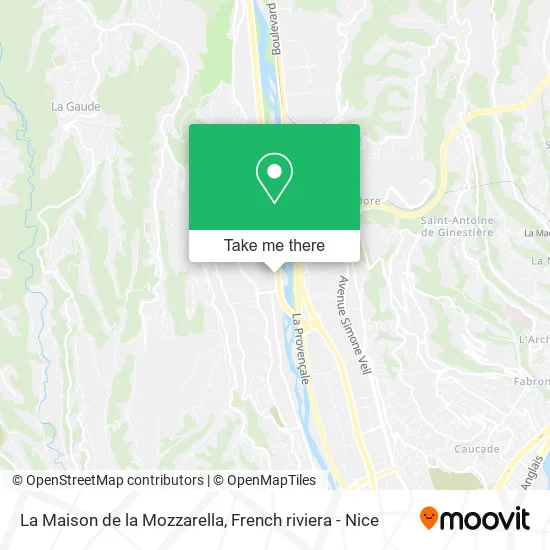 La Maison de la Mozzarella map