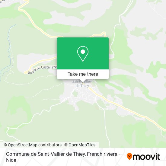 Commune de Saint-Vallier de Thiey map