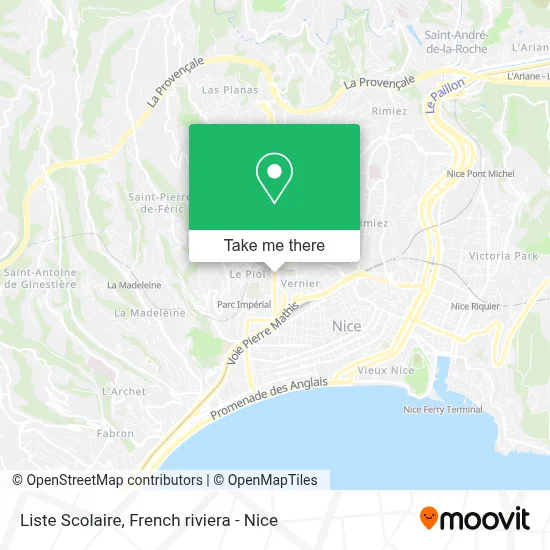 Liste Scolaire map