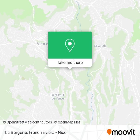 La Bergerie map