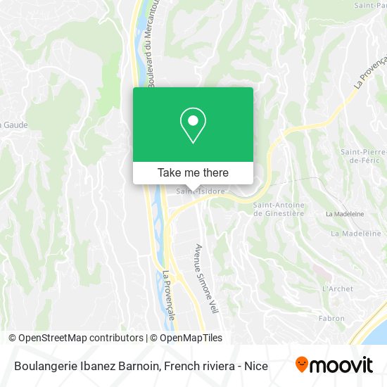Boulangerie Ibanez Barnoin map