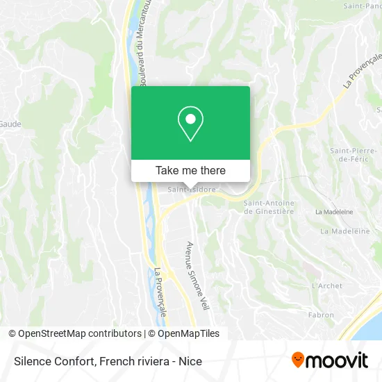 Silence Confort map