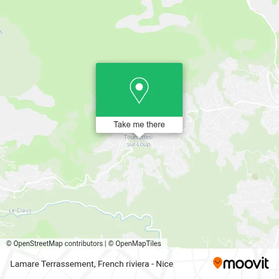 Lamare Terrassement map