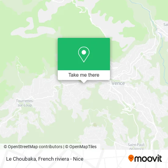 Le Choubaka map