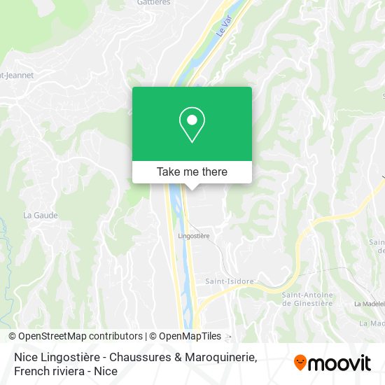 Nice Lingostière - Chaussures & Maroquinerie map
