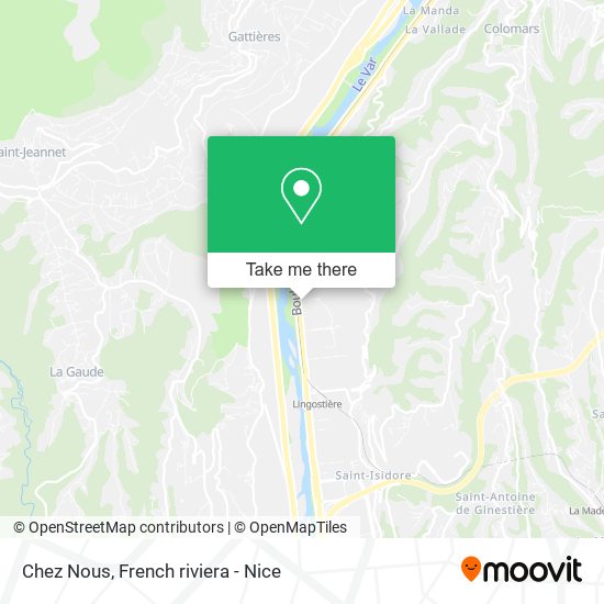 Chez Nous map