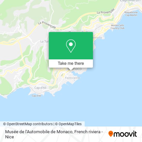 Musée de l'Automobile de Monaco map