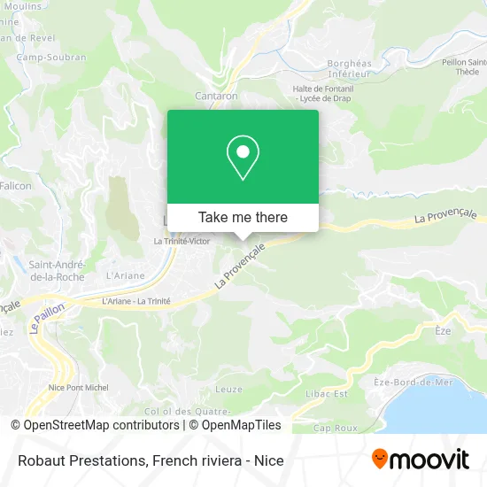 Mapa Robaut Prestations