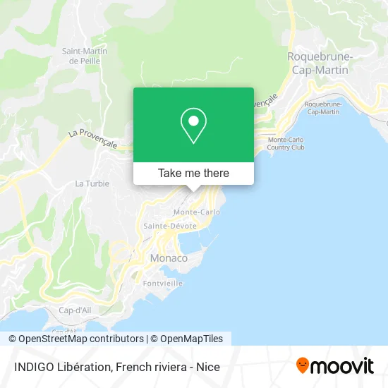 INDIGO Libération map