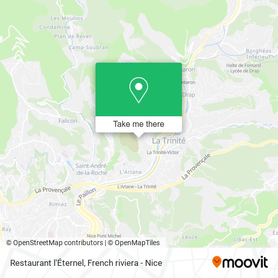 Restaurant l'Éternel map