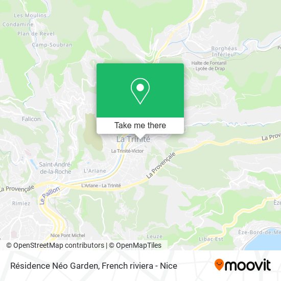 Résidence Néo Garden map