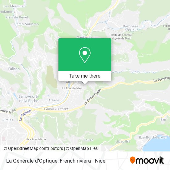La Générale d'Optique map