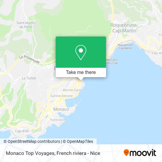 Monaco Top Voyages map