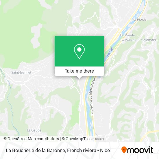 La Boucherie de la Baronne map