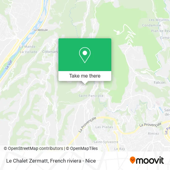 Le Chalet Zermatt map