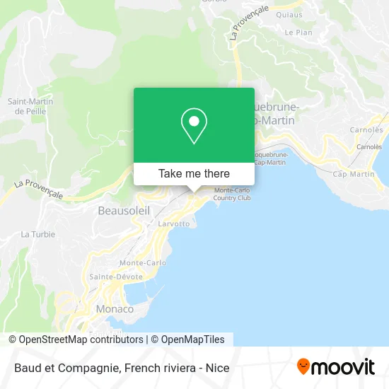 Baud et Compagnie map