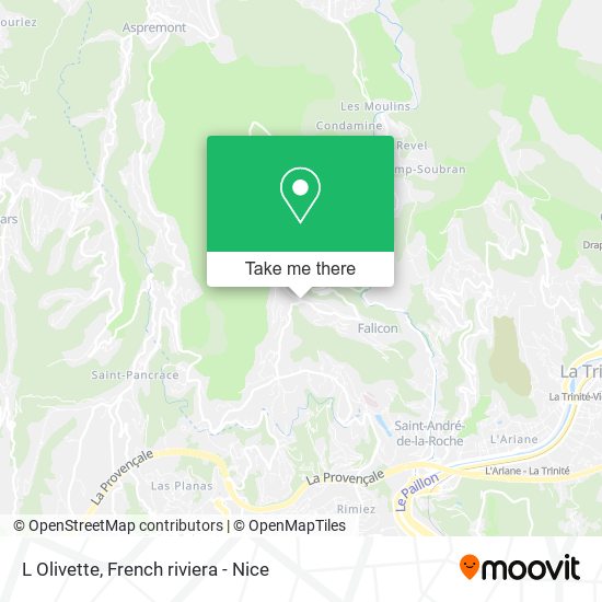 L Olivette map