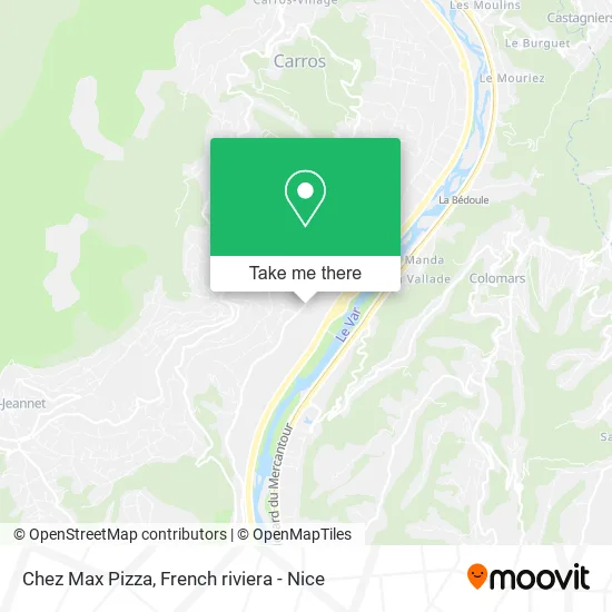 Chez Max Pizza map