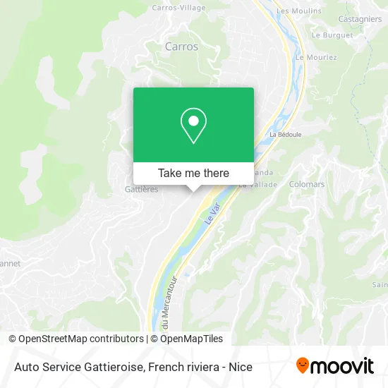 Auto Service Gattieroise map