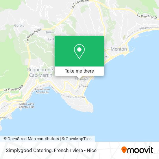 Simplygood Catering map