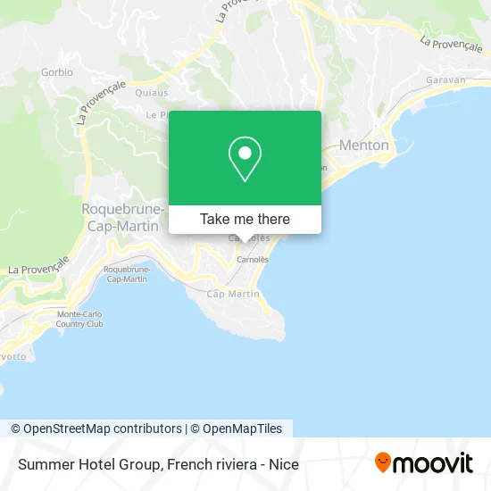Summer Hotel Group map