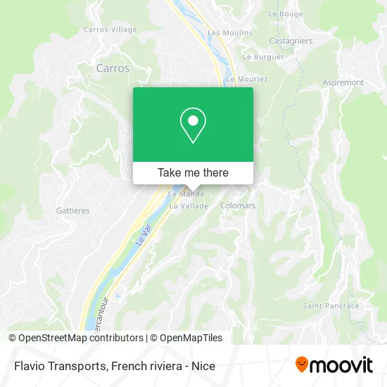 Flavio Transports map
