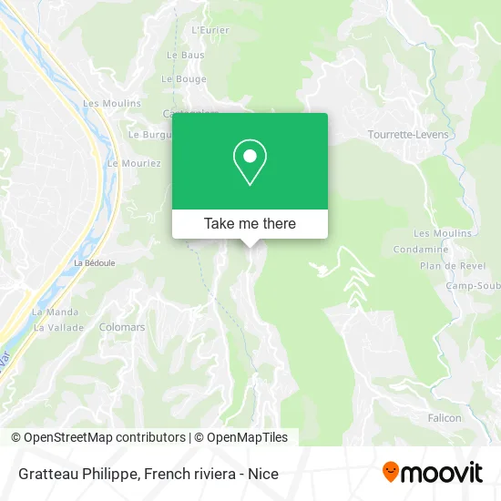 Gratteau Philippe map