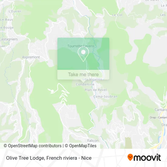 Olive Tree Lodge map