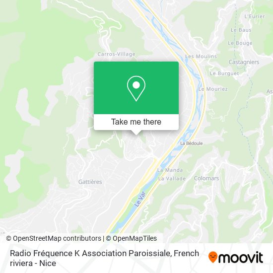 Radio Fréquence K Association Paroissiale map