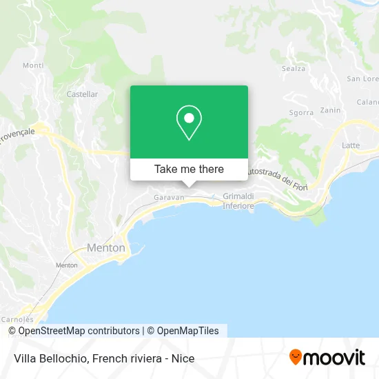Villa Bellochio map