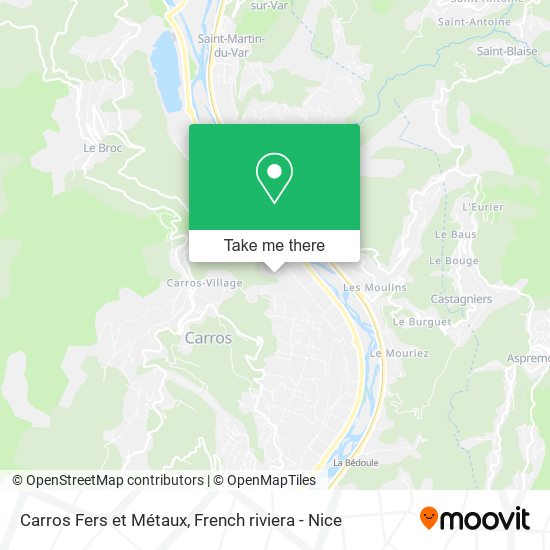 Carros Fers et Métaux map