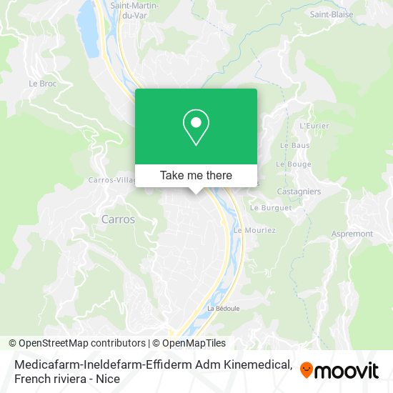 Medicafarm-Ineldefarm-Effiderm Adm Kinemedical map