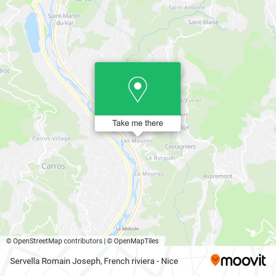 Servella Romain Joseph map